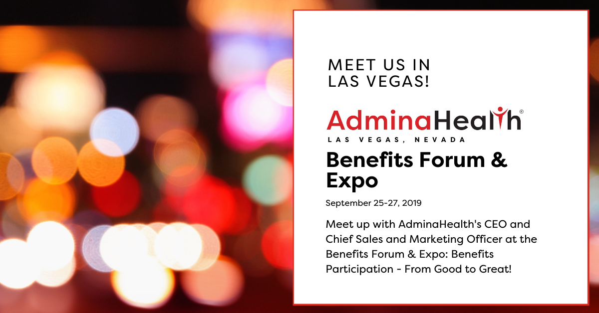 Meet AdminaHealth® at the Benefits Forum & Expo in September