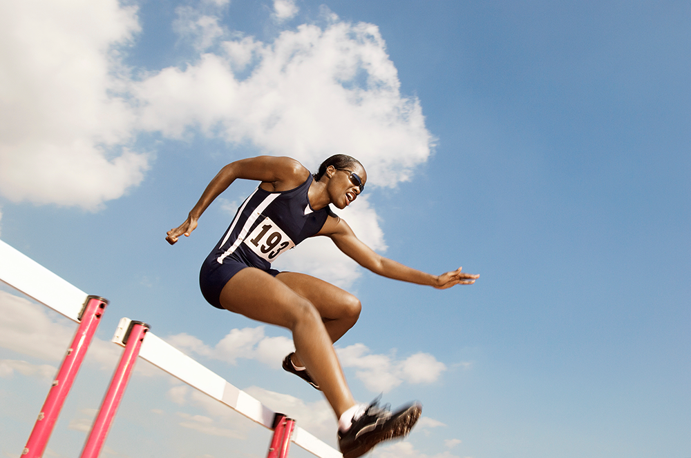 Jumping over hurdles