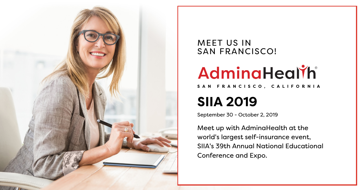 Meet AdminaHealth® at SIIA’s National Educational Conference and Expo in San Francisco