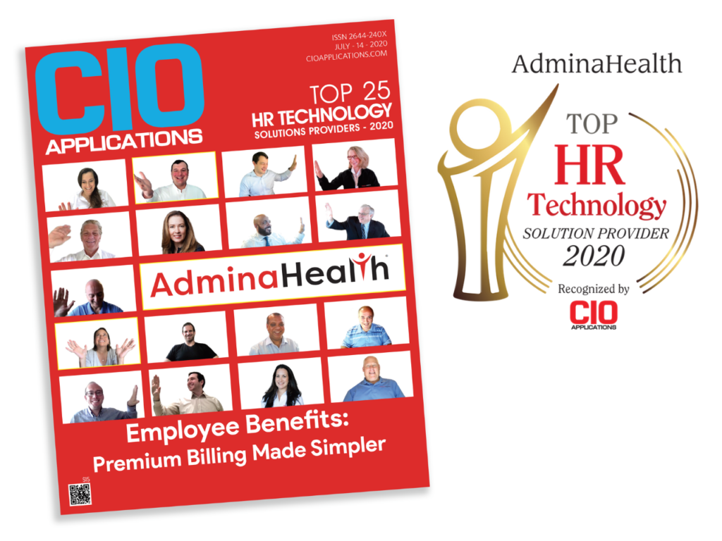 CIO Applications AdminaHealth Top HRtech Solutions Provider