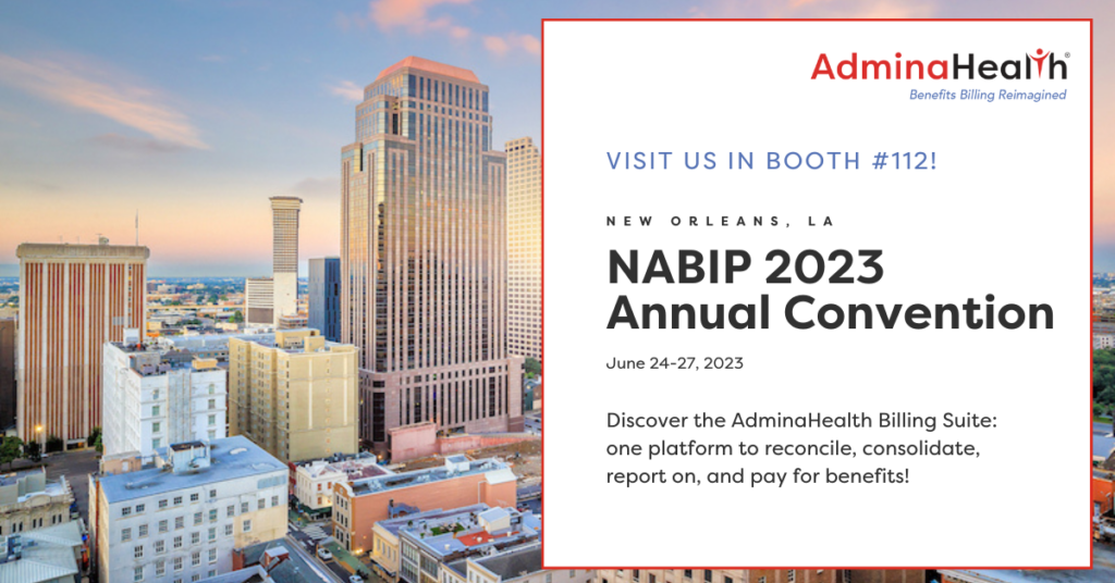 AdminaHealth® Announced as Sponsor of NABIP 2023 Annual Convention