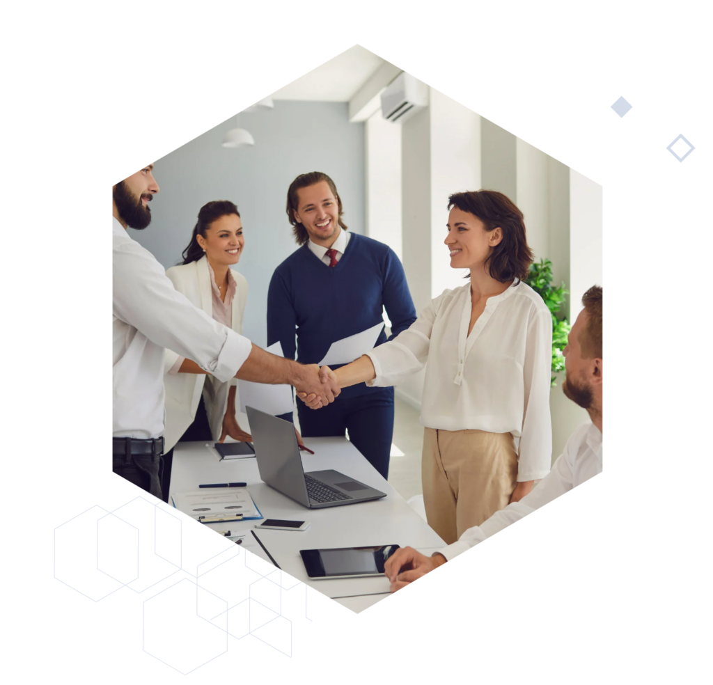 Business handshake