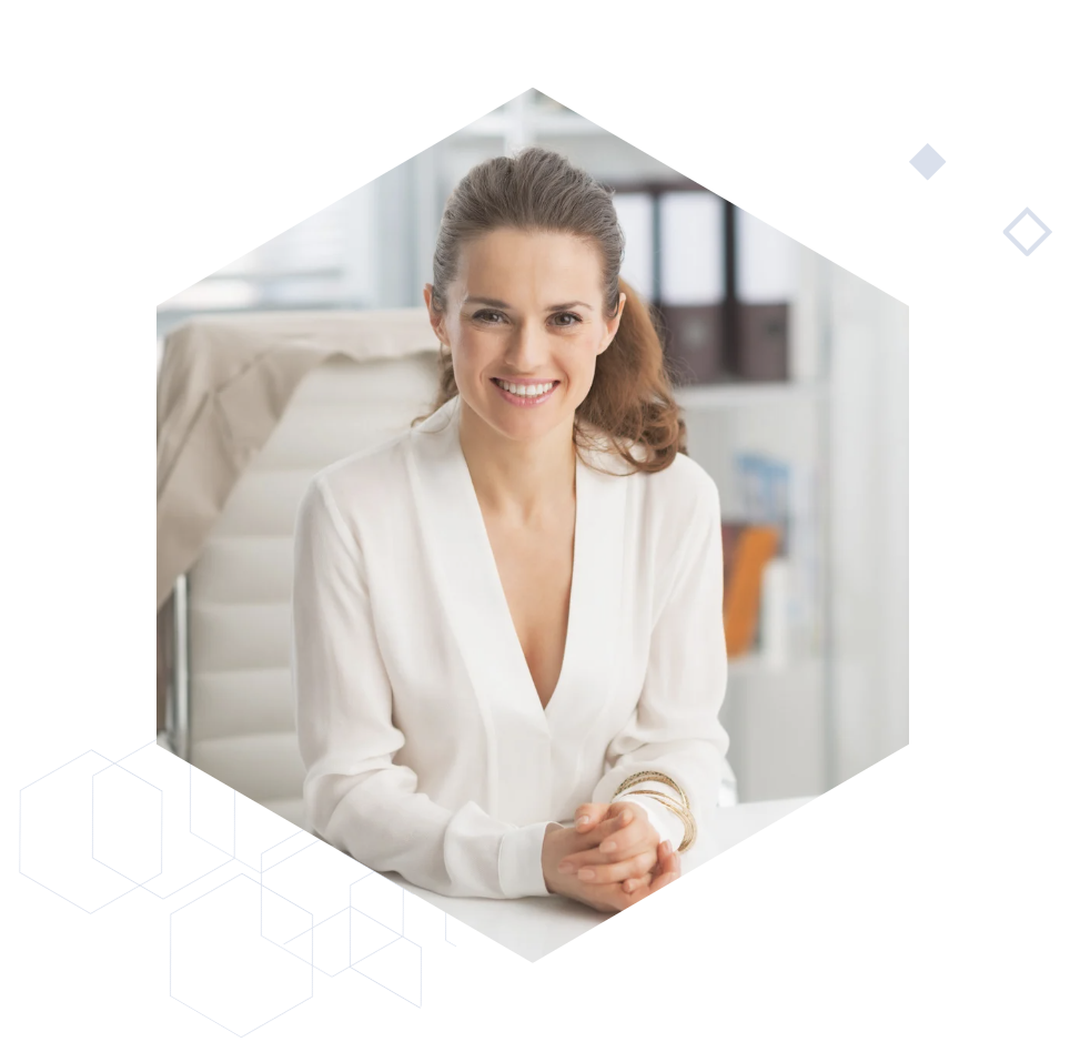 Woman at desk
