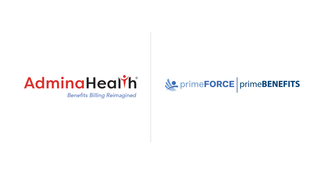 AdminaHealth and primeFORCE primeBENEFITS logos